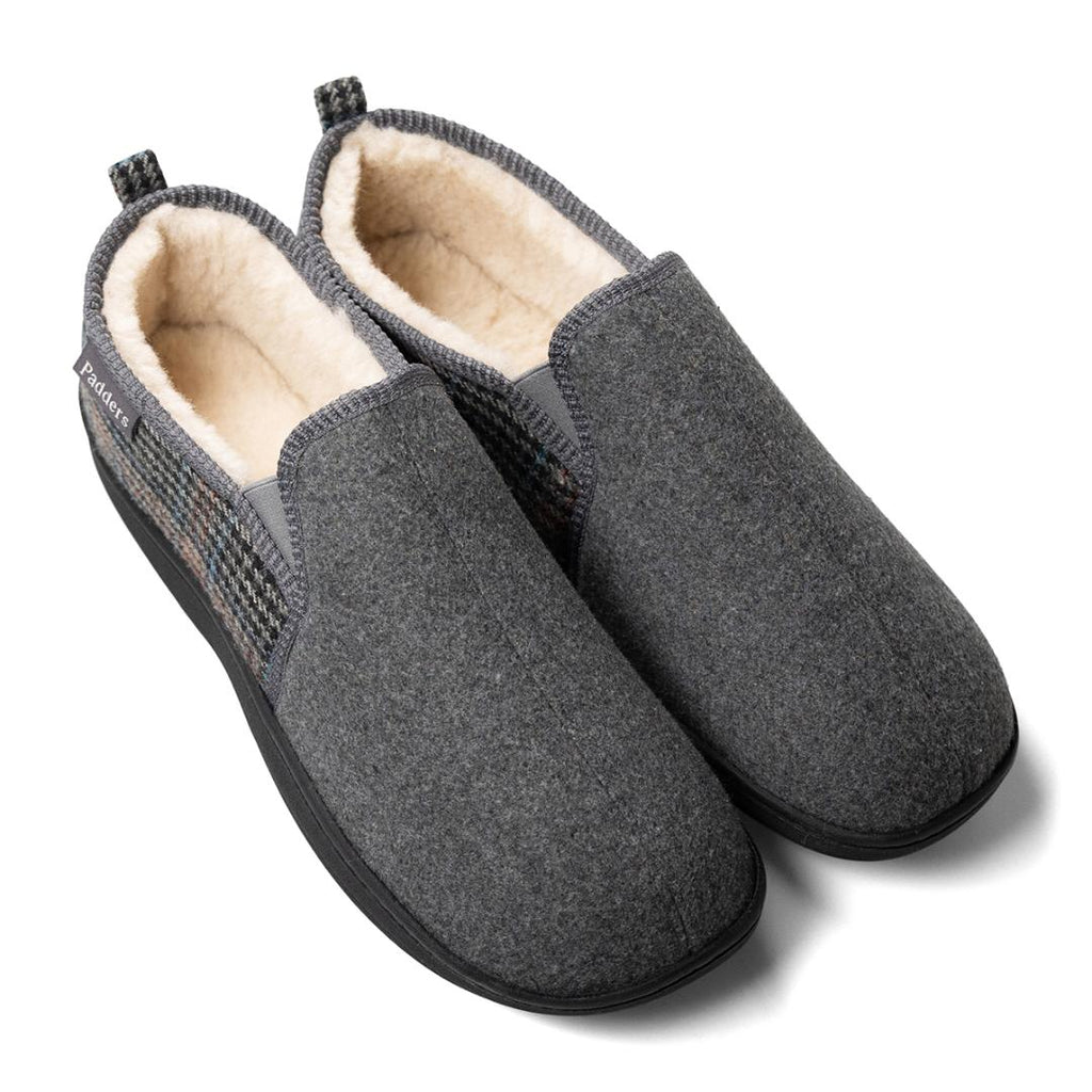 Padders 3432 Basil Everyday Slippers - Blue - Beales department store