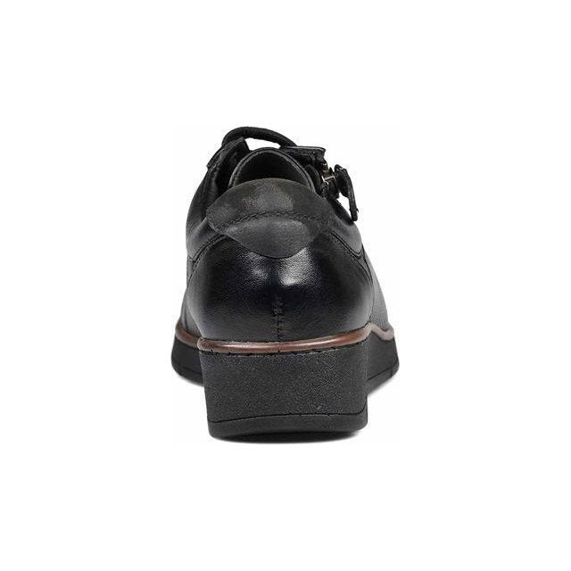 Padders 3446 Ivy Lace Up Trainer - Black Leather - Beales department store