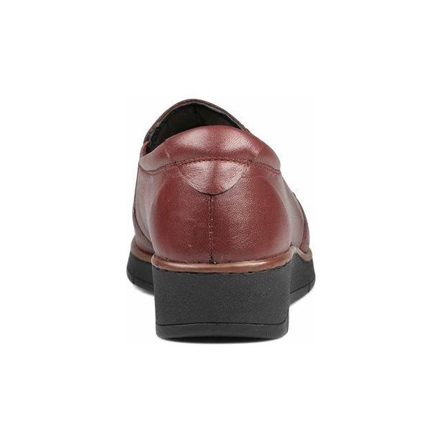 Padders 3447 Lara Slip On Shoes - Burgundy Leather - Beales department store