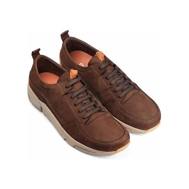 Padders 3460 Max Casual Shoes - Brown Nubuck - Beales department store