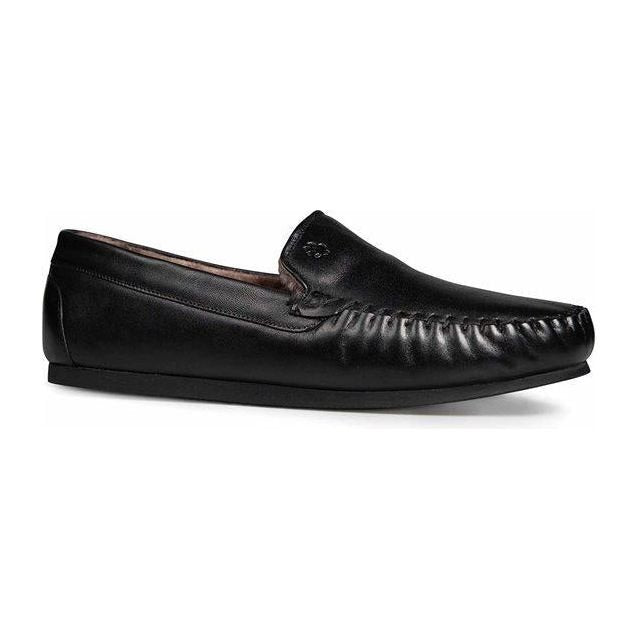 Padders 412 Marino Loafers - Black Leather - Beales department store