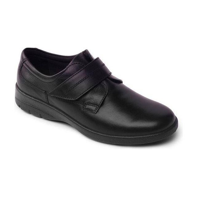 Padders Air Smart Casual Shoes - Black - Beales department store