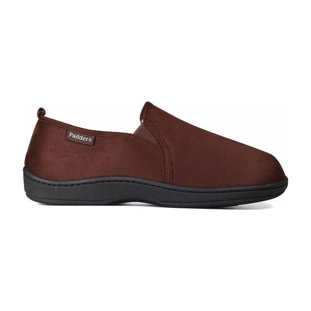 Padders Basil Slippers - Brown - Beales department store