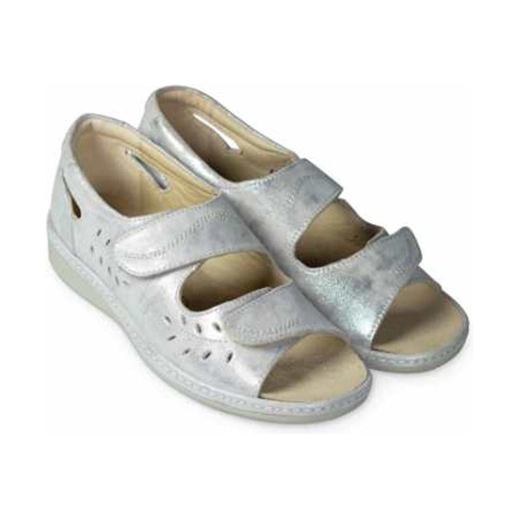 Padders 'Breeze' Velcro Sandal - Silver - Beales department store