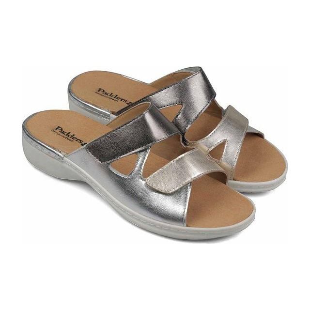 Padders Brielle Sandals - Metal - Beales department store