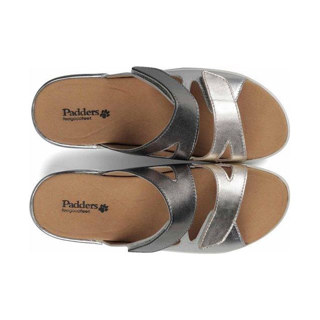 Padders Brielle Sandals - Metal - Beales department store