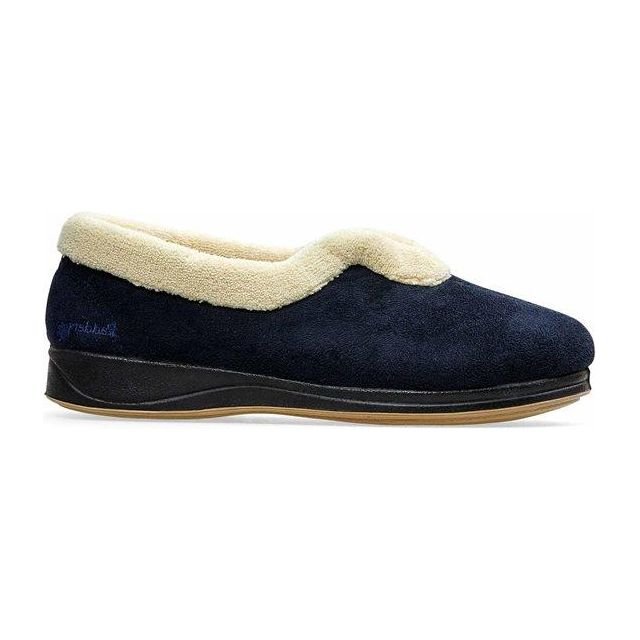 Padders Carmen Slipper - Navy - Beales department store