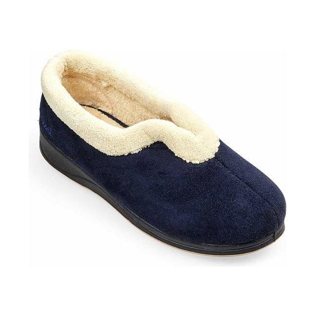 Padders Carmen Slipper - Navy - Beales department store