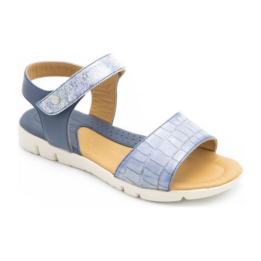 Padders 'Fuchsia' Casual Sandal - Blue - Beales department store