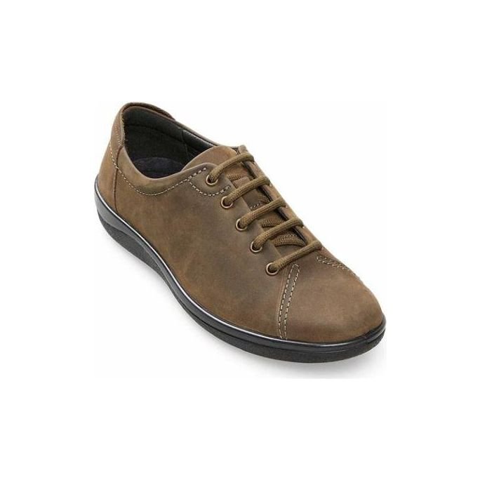 Padders Galaxy 2 Casual Lace Up - Olive Nubuck - Beales department store