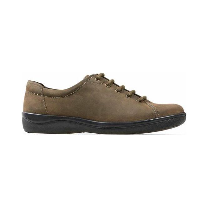 Padders Galaxy 2 Casual Lace Up - Olive Nubuck - Beales department store