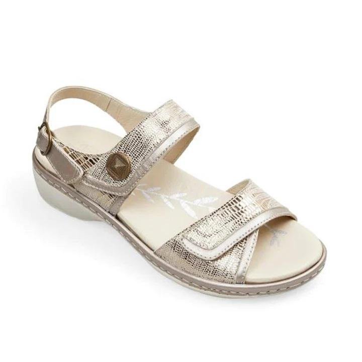 Padders Grazia Sandals - Bronze Combi - Beales department store
