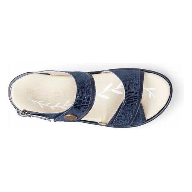 Padders Grazia Sandals - Midnight Blue Combi - Beales department store