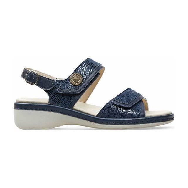 Padders Grazia Sandals - Midnight Blue Combi - Beales department store