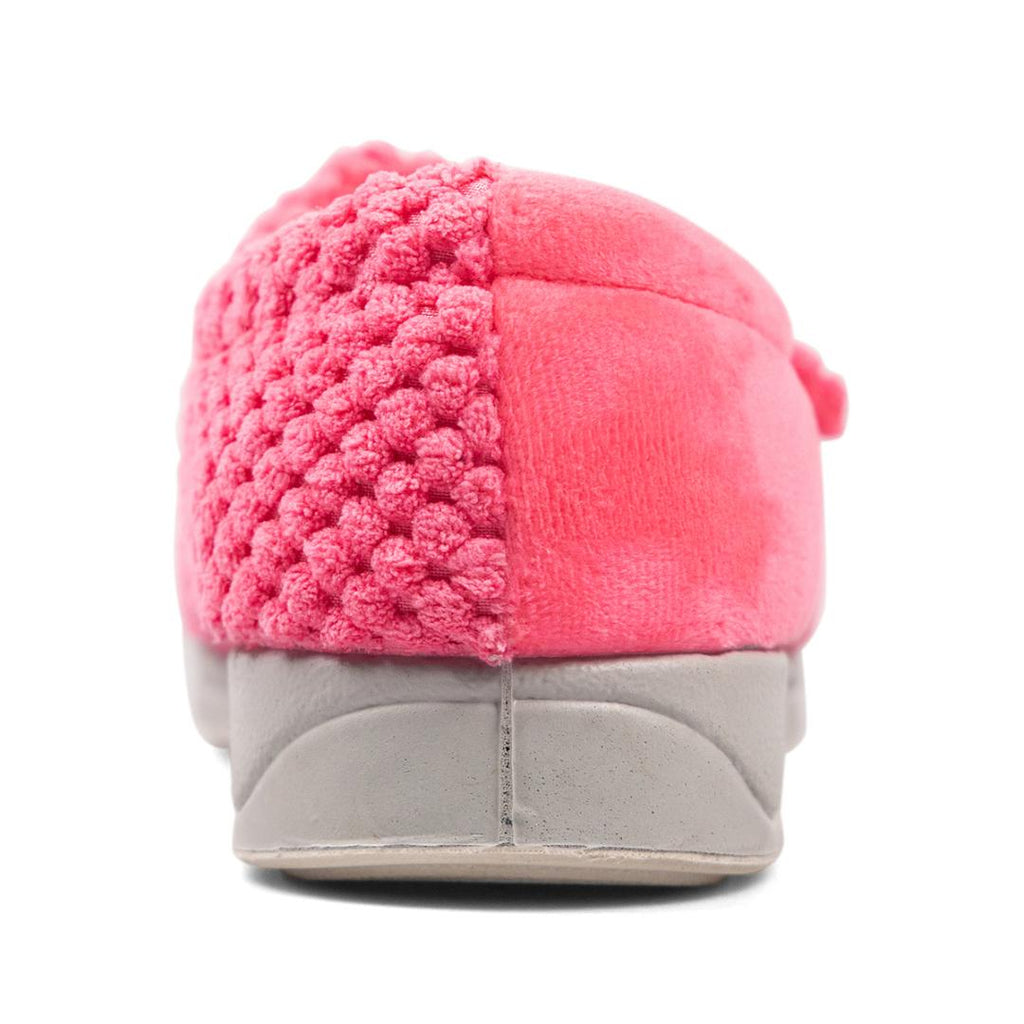 Padders 'Hug' Cross Over Slipper - Pink Popcorn - Beales department store