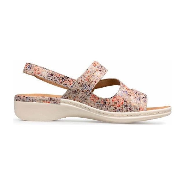 Padders Joelle Sandals - Floral Print Leather - Beales department store