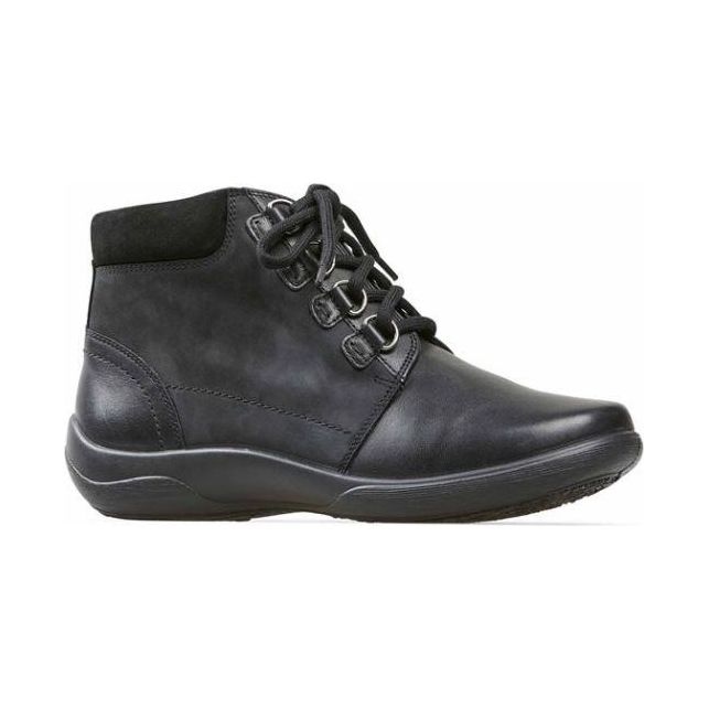 Padders Journey Casual Lace Up - Black - Beales department store