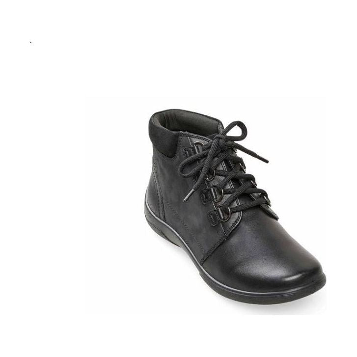 Padders Journey Casual Lace Up - Black - Beales department store