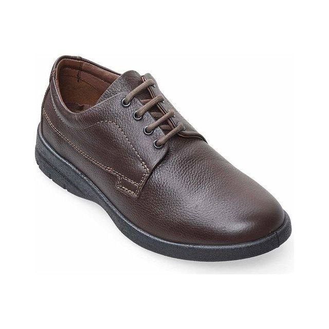 Padders Lunar Casual Shoes -Dark Brown - Beales department store