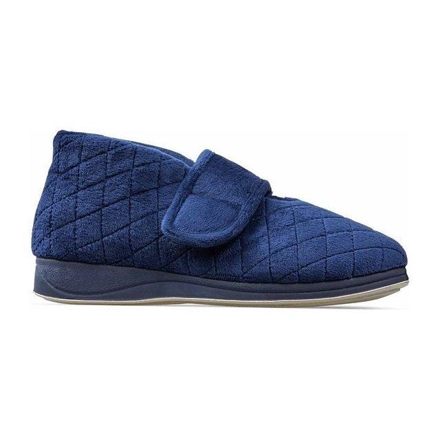 Padders Plus Tranquil Slippers - Navy - Beales department store