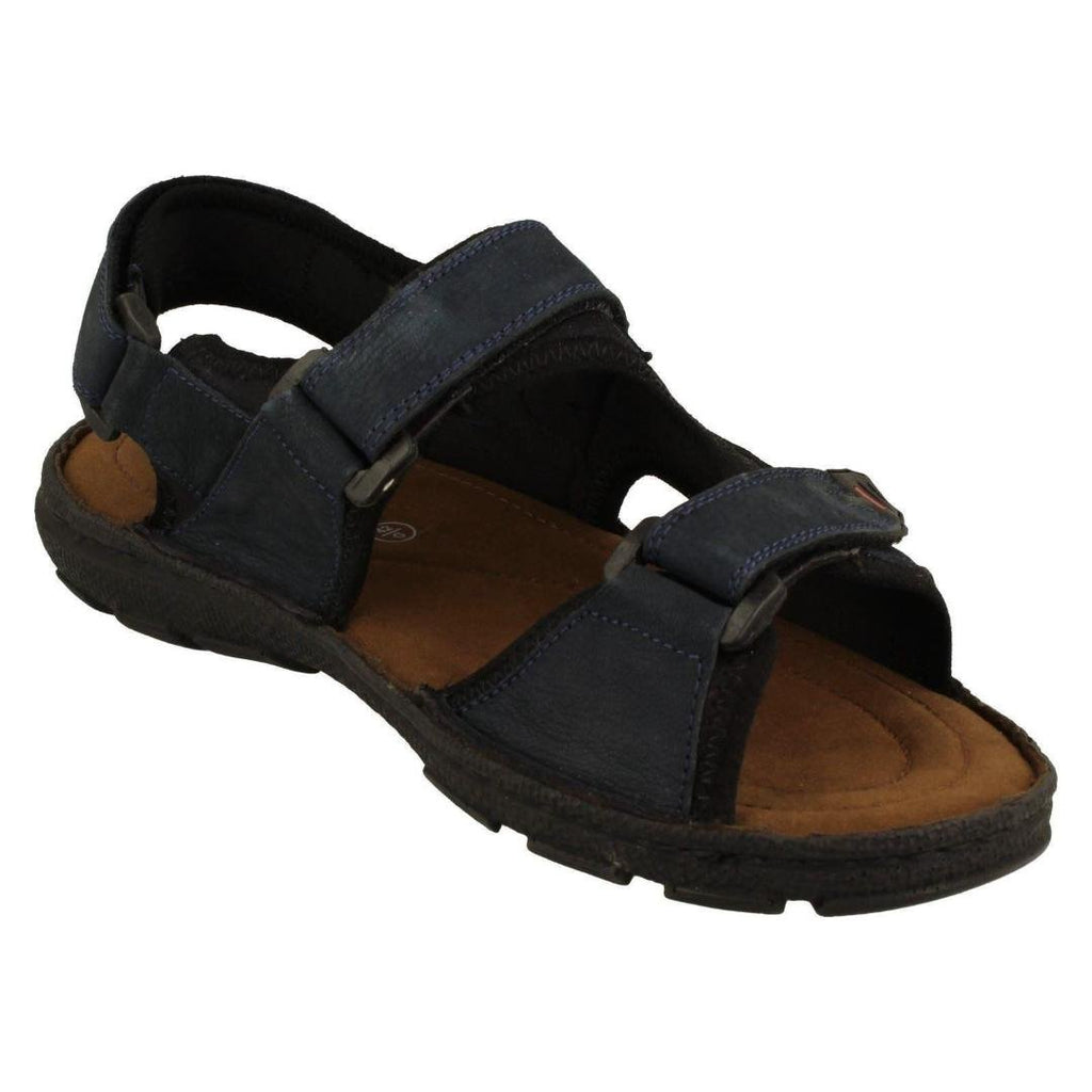 Padders Ramble 3414 4000 Men's Sandals - Navy Nubuck - Beales department store