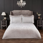 Paisley Silver Luxury Cotton Rich Jacquard Duvet Cover