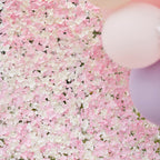 Pink & White Flower Wall Backdrop Tile