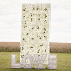 White Rose Flower Wall Backdrop Tile- 3 Inner Pack