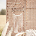Wooden Love Macrame Wall Hanging Hoop- 5 Inner Pack