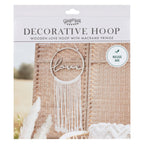 Wooden Love Macrame Wall Hanging Hoop