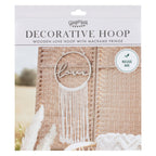 Wooden Love Macrame Wall Hanging Hoop- 5 Inner Pack