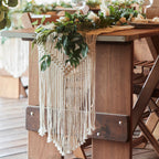 White Macrame Table Runner- 5 Inner Pack