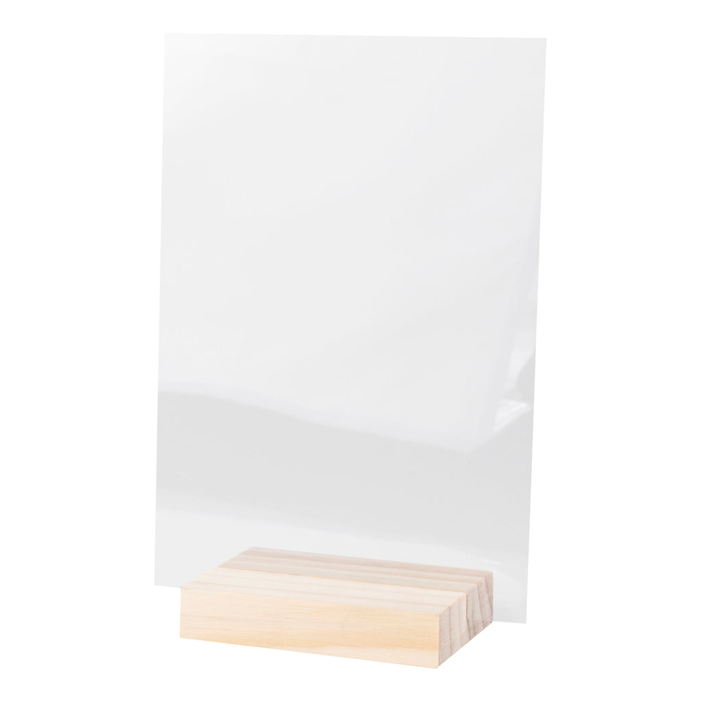 Customisable Small Clear Acrylic Sign