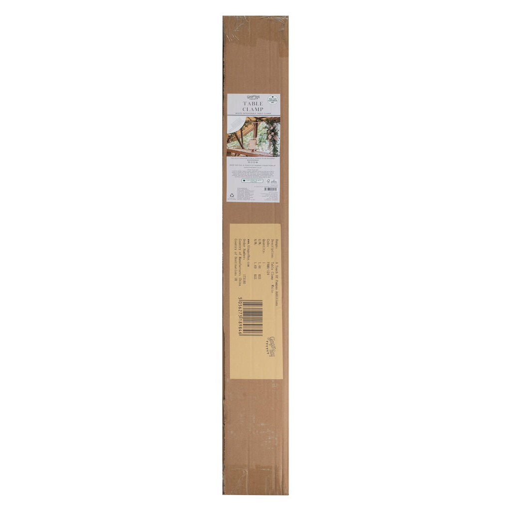 White Metal Table Clamp- 1 Inner Pack