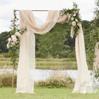Taupe Draping Fabric Wedding Backdrop- 5 Inner Pack