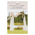 Taupe Draping Fabric Wedding Backdrop- 5 Inner Pack
