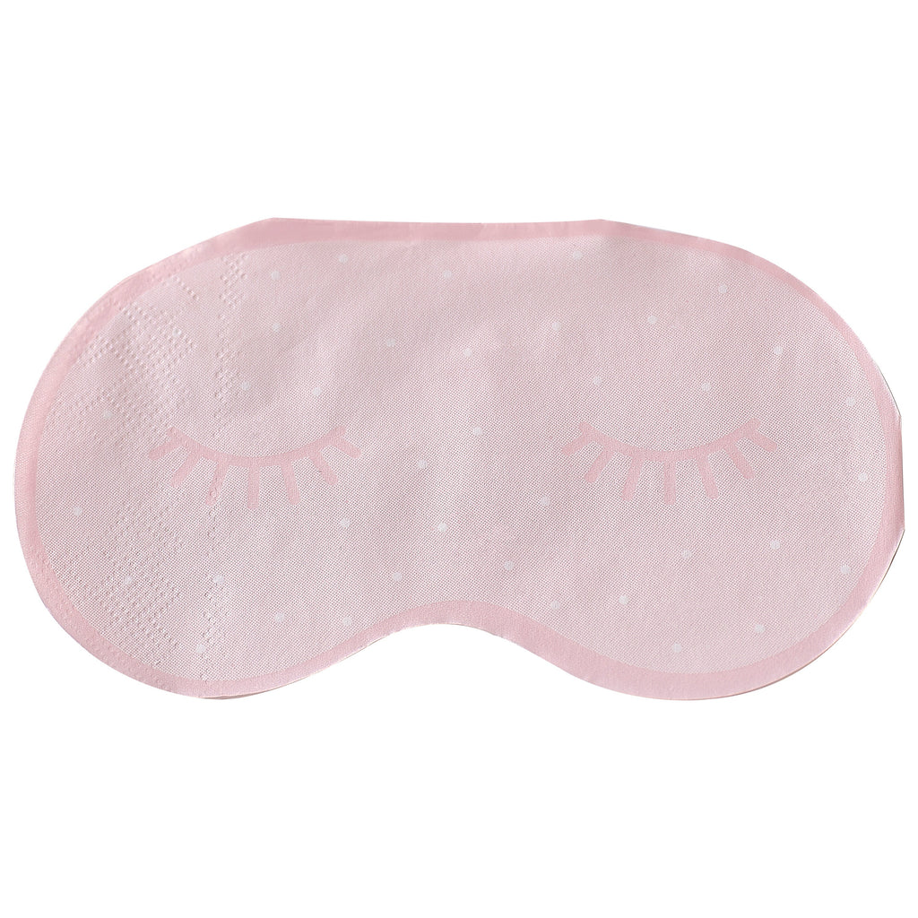 Pink Eye Mask Pamper Party Paper Napkins