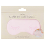 Pink Eye Mask Pamper Party Paper Napkins