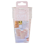 Pink and Gold Star Paper Party Cups- 5 Inner Pack
