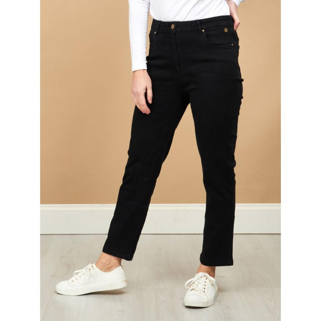 PENNY PLAIN Black Denim Jean Regular - Beales department store