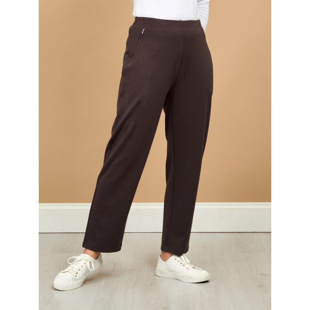 PENNY PLAIN Dark Latte Joggers Short - Beales department store