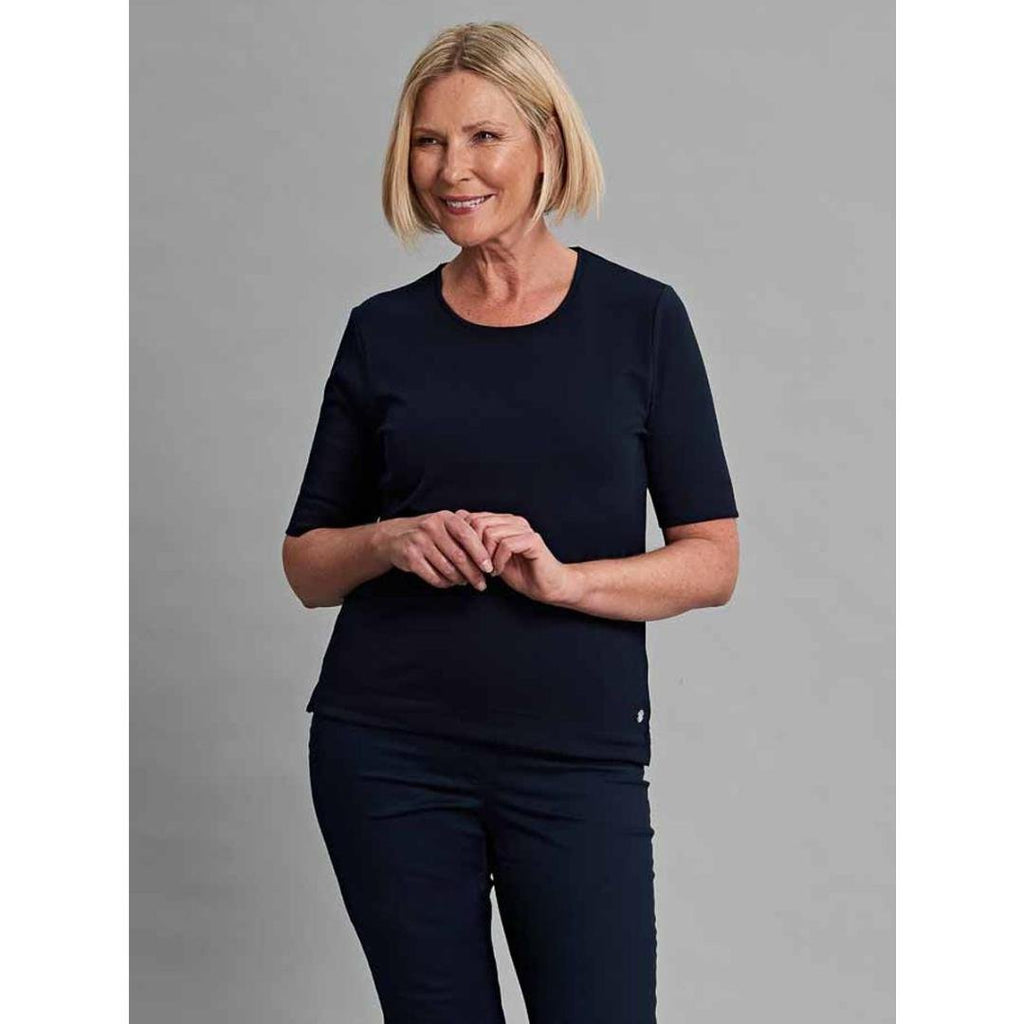 PENNY PLAIN Essential Navy T-shirt - Beales department store