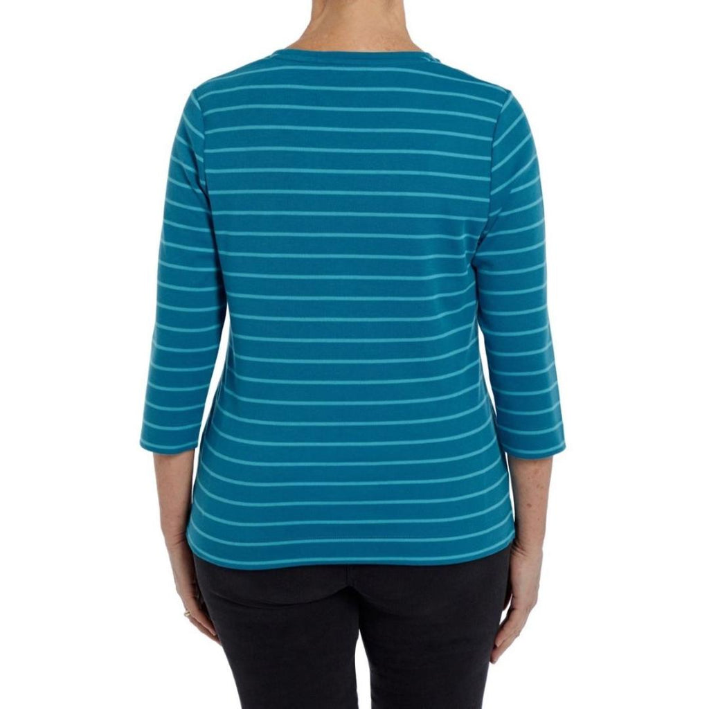 PENNY PLAIN Essential Wedgewood Striped Top - Beales department store