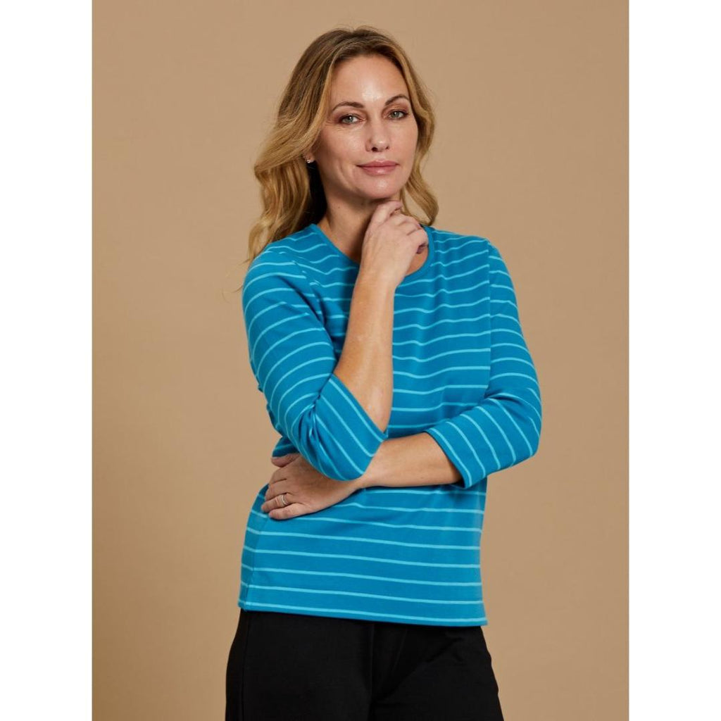 PENNY PLAIN Essential Wedgewood Striped Top - Beales department store