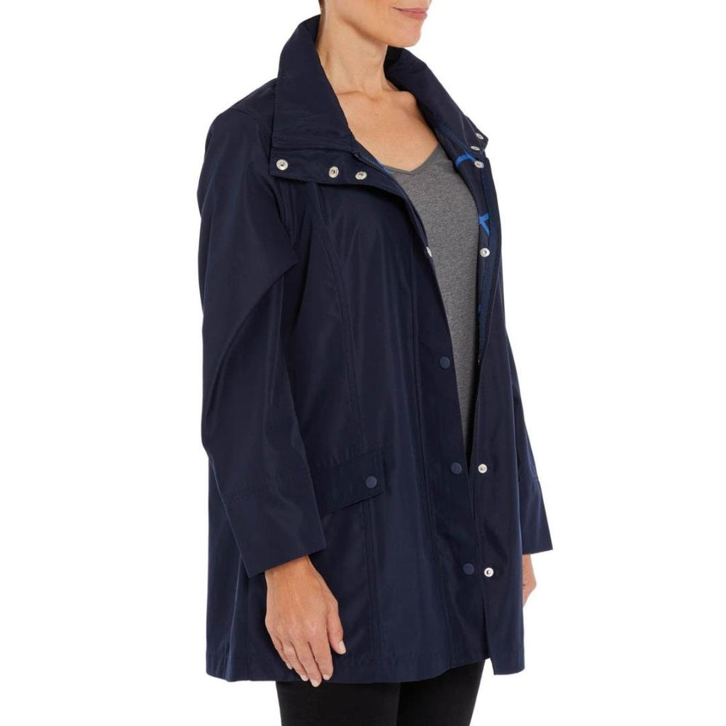 PENNY PLAIN French Navy Raincoat - Beales department store