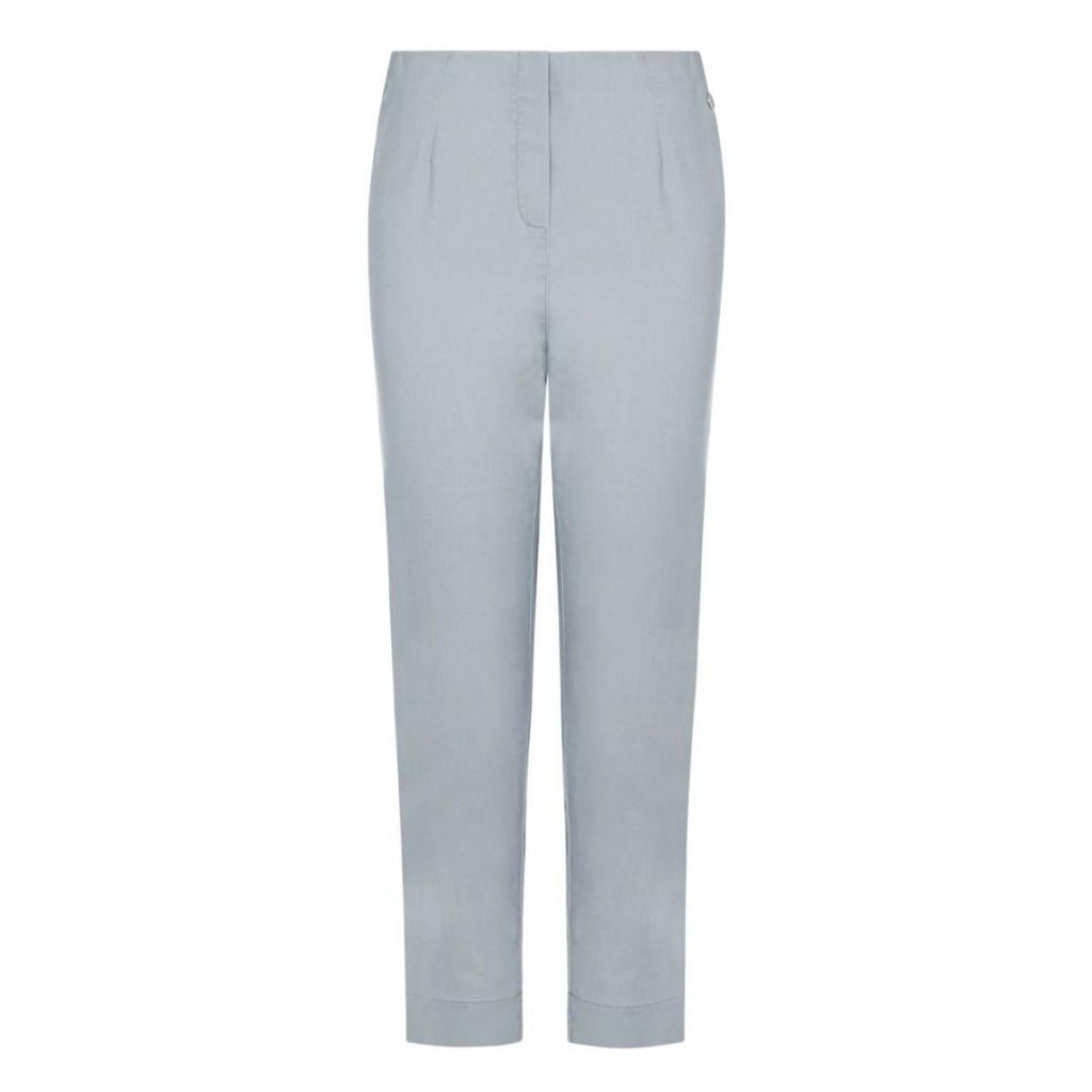 PENNY PLAIN Grey Twill Cropped Trousers - Beales department store