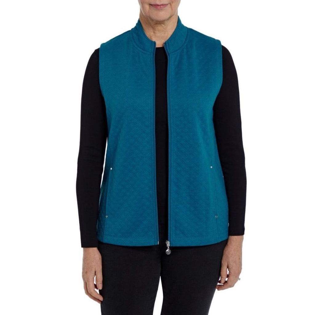 PENNY PLAIN Lagoon Blue Gilet - Beales department store