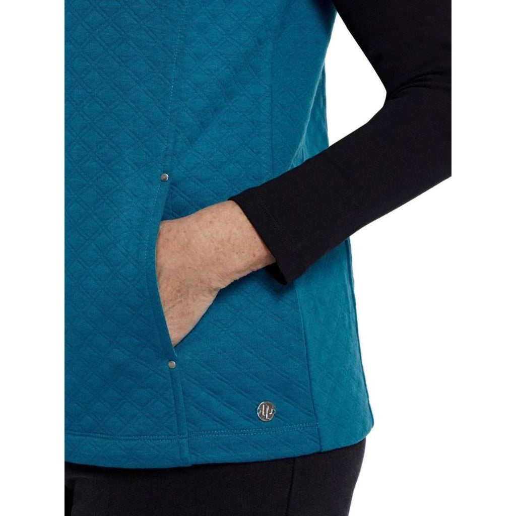 PENNY PLAIN Lagoon Blue Gilet - Beales department store