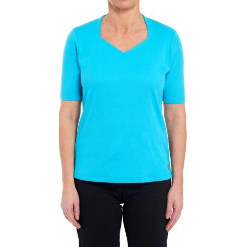 PENNY PLAIN Lagoon High Back Sweet Heart Neck Top - Beales department store