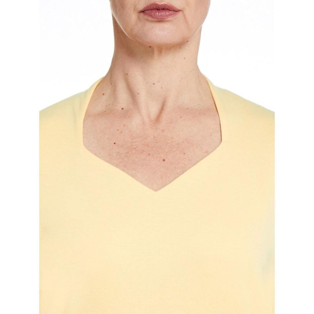 PENNY PLAIN Lemon High Back Sweet Heart Neck Top - Beales department store